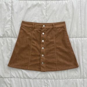 Suede Skirt